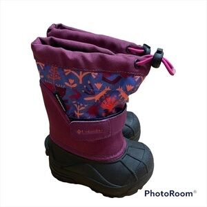 Columbia Snow Boots Waterproof Purple Sz 5 Girls Baby NEW